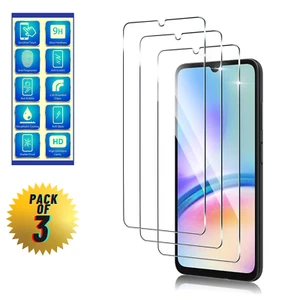 3 Pack Tempered Glass Screen Protector for Samsung A Series Various Models - Picture 1 of 5