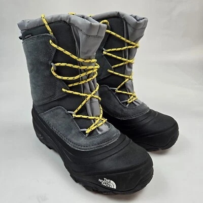The North Face NF0A5LXF Kids Alpenglow V Waterproof Boots Vanadis Gray Sz 7 - Image 1 of 4