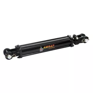 2.5x12 Hydraulic Cylinder 2.5" Bore 12" Stroke Double Acting Tie-Rod Cylinder - Picture 1 of 6