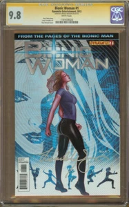 Bionic Woman #1 CGC 9.8 Signature Serie SS 2012 Dynamit signiert LINDSAY WAGNER - Bild 1 von 2