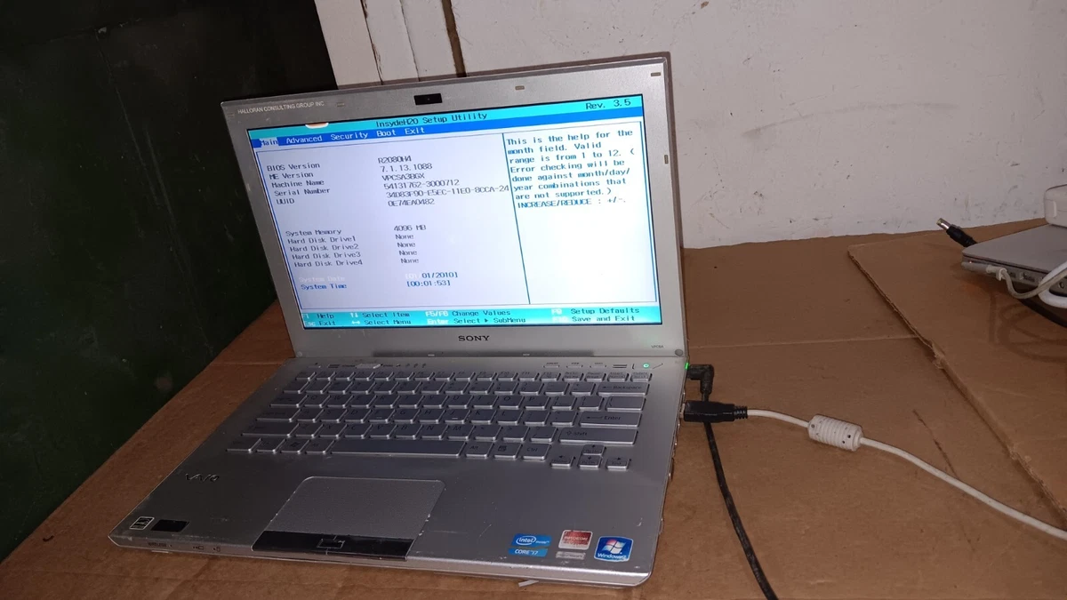 Sony Windows 7 2.50-2.99 GHz 8 GB RAM PC Laptops & Netbooks for