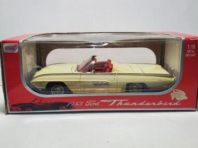 Anson 1963 Ford Thunderbird Convertible 1:18 Scale Model Diecast Car - Image 1 of 4