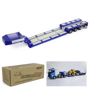 1/14 Metal 4 Axles Steering RC Trailer 999 for Tamiya RC Tractor Truck Car Model - Picture 1 of 17