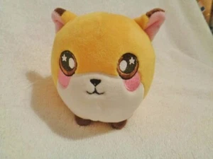 Fox Fiona gold orange 3" stress ball plush Squishamals 2017 squishy squeeze toy - Picture 1 of 12
