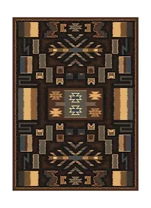 United Weavers of America Manhattan Collection Indoor Rug, 7'10" x 10'6", Brown - Picture 1 of 1