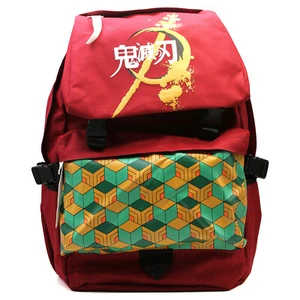 Demon Slayer School Backpack - GIYU TOMIOKA PATTERN KANJI New (Bag) - Picture 1 of 4