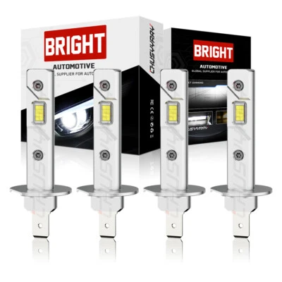 For Jaguar X-Type 2002-2008 4x H1 LED Headlight Combo High & Low Beam Bulbs Kit - Image 1 of 4