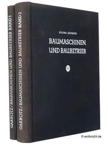 Georg Garbotz: maquinaria de construcción y empresa de construcción, tomos 1 y 2: Carl Hanser Verlag - Imagen 1 de 6