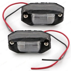 Pair Rear License Plate Lights Lamp For Mazda B2500 Magnum Pickup 1998 2001 - Picture 1 of 8