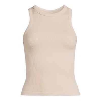 No Boundaries Juniors Seamless High Neck Tank Top, Nude Size M(7-9) - Image 1 of 4