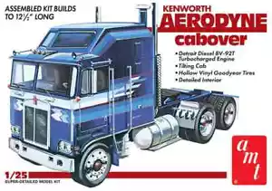 1/25 SCALE AMT KENWORTH AERODYNE CAB OVER MODEL KIT NEW IN BOX - Picture 1 of 1