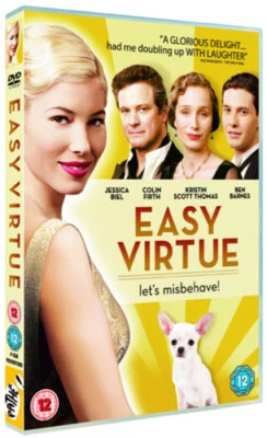 Easy Virtue DVD (2009) Jessica Biel, Elliott (DIR) cert 12 Fast and FREE P & P - Image 1 of 2