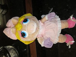 Jim Henson Muppets Babies Show Miss Piggy Plush teddy bear Pig Tag Doll - Picture 1 of 8