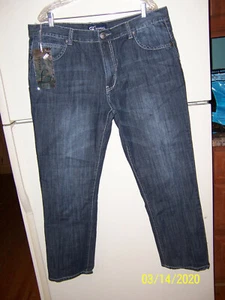 NWT FE FOEYAL Size 40 (39) x 31 Vintage Wash Denim 5 Pocket Jeans All Cotton - Picture 1 of 3