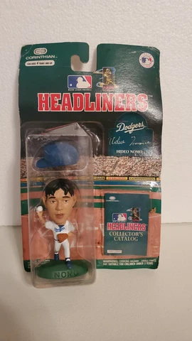 MLB Headliners Hideo Nomo 3 Inch Figure Los Angeles Dodgers 1996 Corinthian Cover