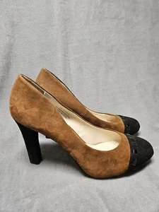 CATO Womens Brown-Black Heels Size 9W -27156025 - Picture 1 of 10