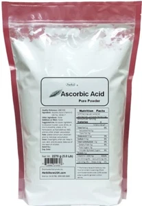Polvo puro de vitamina C ácido ascórbico NuSci 5 lb (2,27 Kg)  - Imagen 1 de 4