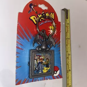 Vintage 1999 Pokémon Metal Keychain Charizard/ With Tags/ Nintendo/ Starline - Picture 1 of 8