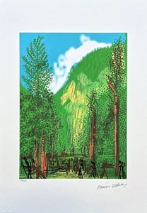 DAVID HOCKNEY - The Yosemite suit - Four trees - signed, numbered edition 38/500 - Picture 1 of 4