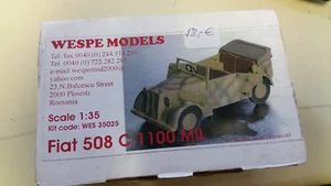 Fiat 508 C/1100 Mil Vespa Modelli Resina 1:35 Wes 35025 - Foto 1 di 1