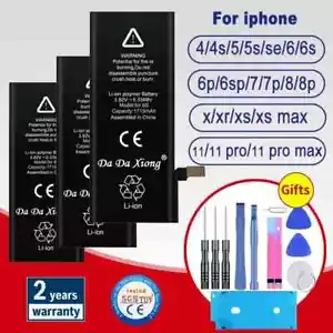 Battery For iPhone 2G 3G 3GS 13 Pro Max 13 Pro mini 12 Pro Max 6 6s plus X - Picture 1 of 14