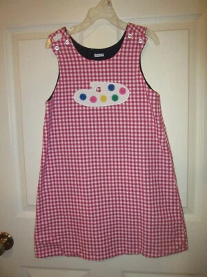 BAILEY BOYS REVERSIBLE JUMPER RED GINGHAM / BLUE CORDUROY~6 - Image 1 of 3