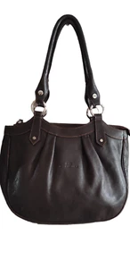 Bolso Bandolera Balenciaga Paris BB Cuero Mujer Hombro Marrón Hecho en España De Colección - Imagen 1 de 24