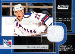 2001-02 Stadium Club Souvenirs #SCSTK Tomas Kloucek