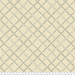 Morris & Co. Merton PWWM012 Gilt Trellis Aqua Cotton Fabric By Yd - Picture 1 of 1