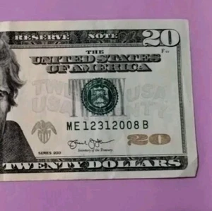 31.12.2008 (20€) Geburtstagsschein. Federal Reserve Schein - ME12312008B - Bild 1 von 3