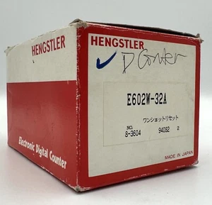 Hengstler E602W-32A +11-26 VDC Contatore digitale elettronico nuovo vecchio stock - Foto 1 di 8