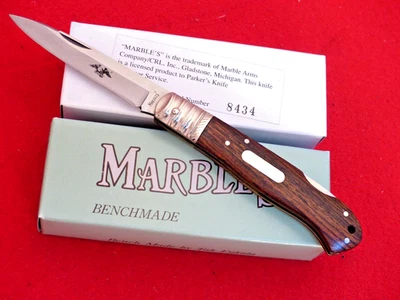 Faca Lockback Marbles Seki Japão em perfeito estado na caixa feita por Han - Imagem 1 de 4