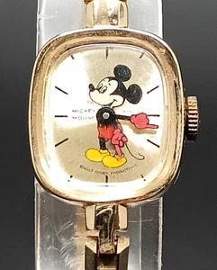 Reloj analógico vintage para mujer Disney Mickey Mouse - puede necesitar batería/reparación - Imagen 1 de 7