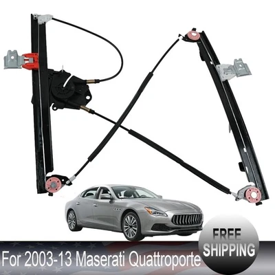 Fit For 03-13 Maserati Quattroporte M139 RH Rear Door Window Regulator W/O Motor Foto 1 de 4