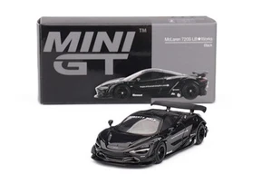 Mini GT 1:64 McLaren 720S LB-Works Black LBWK Liberty Walks MGT00777 - Picture 1 of 4