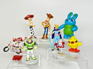 Disney Pixar Toy Story Cake Topper Figurines Disney Store Ltd Lot of 8 - Picture 1 of 14