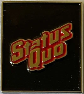 Enamel Pin Badge: Status Quo (EPB27) (New) - Foto 1 di 1