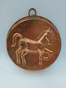 Molde de cobre para colgar en la pared decoración cocina granja campo caballo - Imagen 1 de 4
