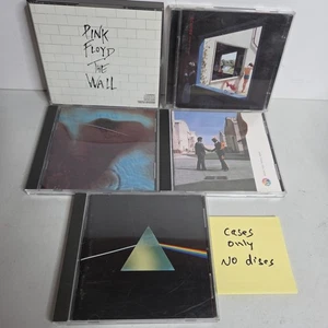 *EMPTY REPLACEMENT CASES ONLY NO CD Pink Floyd Lot Of 5 NO DISCS - Picture 1 of 12