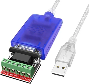 USB to RS422 RS485 Serial Port Converter Adapter 6ft/1.8meter, USB-485/422 - Photo 1/7