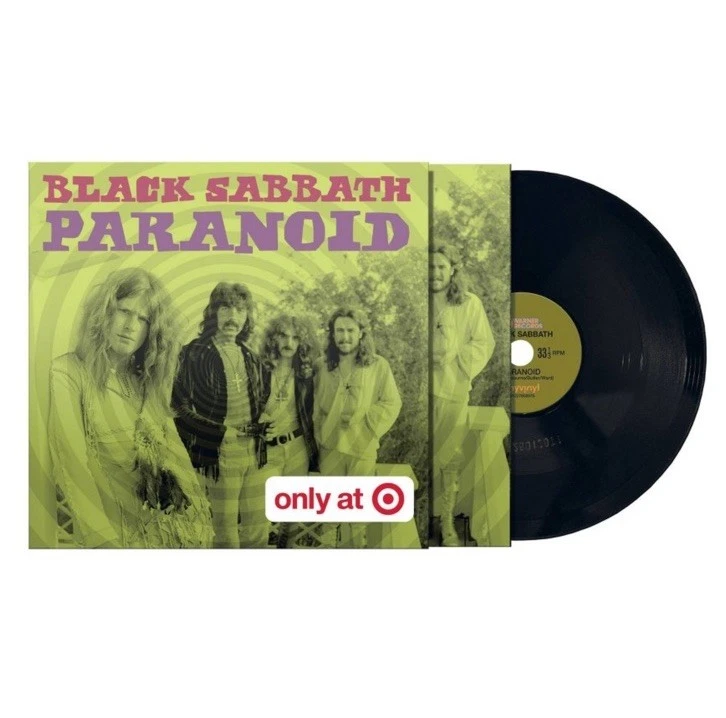 Black Sabbath Ozzy Osbourne Paranoid 4" Tiny Vinyl Target TinyVinyl, Sealed Foto 1 de 1