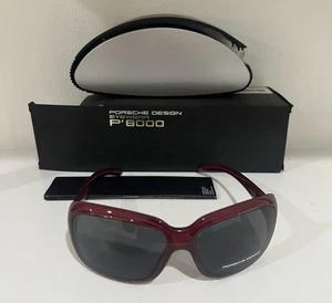 Gafas de sol Porsche auténticas de diseño P8521-C 125 rojas/nuevas en caja. - Imagen 1 de 9