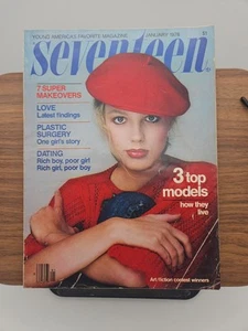 SEVENTEEN magazine January 1978 fashion models teen - Picture 1 of 15