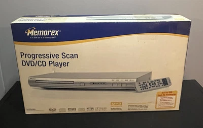 Reproductor de CD de DVD escaneo progresivo Memorex MVD2022 nuevo en caja usada color plata Foto 1 de 4