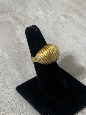 Anillo De Colección Talla 6.5 Monet Moda Camarón Hinchado Cúpula Cúpula Diseñador LEER Foto 1 de 4