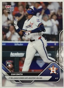 2025 Topps Now #58 Cam Smith RC - Houston Astros 🔵🟠 - Picture 1 of 2