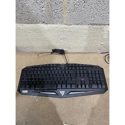 Victsing PC116A Gaming Keyboard Black Wired USB QWERTY Standard Compact for PC - Image 1 of 4