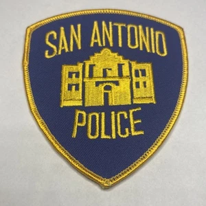 Iron Sew On Patch - San Antonio Police BgA - Picture 1 of 3