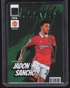 Jadon Sancho 2022-23 Donruss Net Marvels Green - Picture 1 of 2