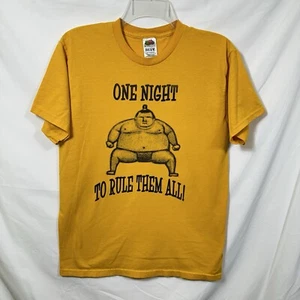 Vintage T-Shirt Sumo Wrestler New Hope Community Church Teen Lock-In Tee Medium. - Bild 1 von 10